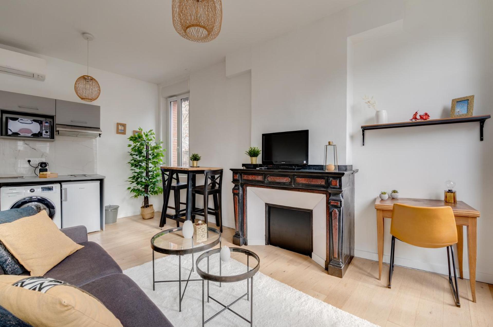 Studio Chic Et Lumineux, Garage, Wifi, Clim Τουλούζη Εξωτερικό φωτογραφία