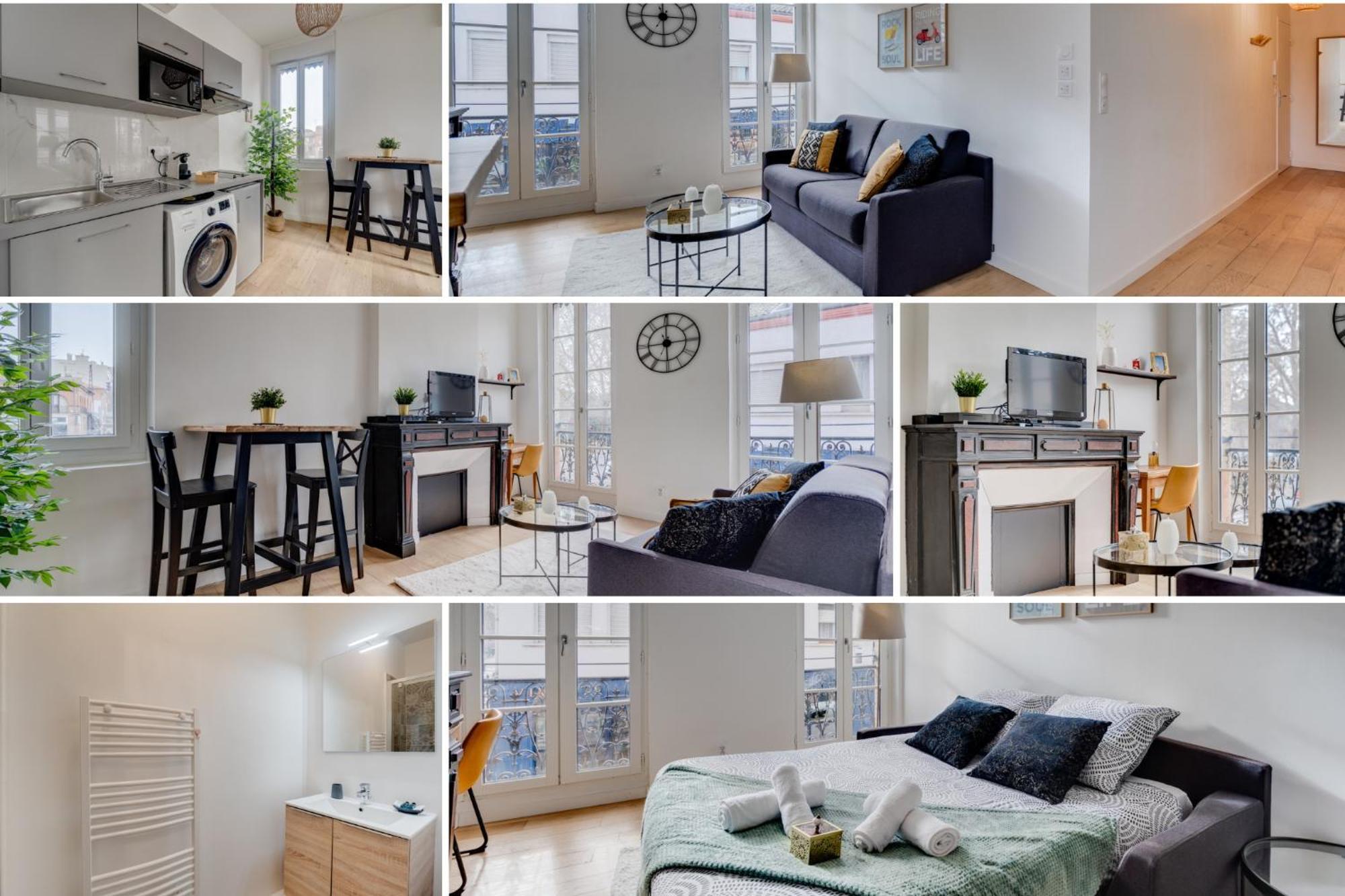 Studio Chic Et Lumineux, Garage, Wifi, Clim Τουλούζη Εξωτερικό φωτογραφία